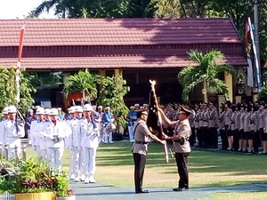Kapolri Pimpin Upacara Pengukuhan Kenaikan Tipe Polda Sulteng