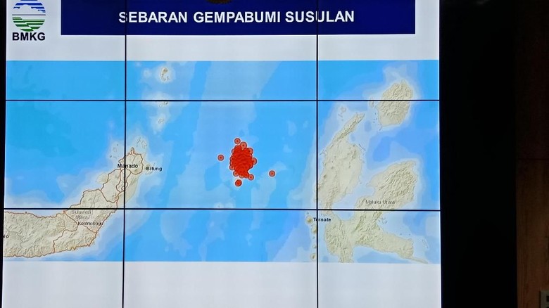 Gempa Bumi Susulan di Malut-Sulut Tercatat 81 Kali Gempa Bumi Susulan di Malut-Sulut Tercatat 81 Kali