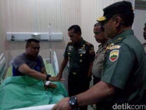Pangdam Bukit Barisan Jenguk Korban Bom Bunuh diri Polrestabes Medan