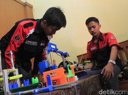 Ini Dia Mesin Printer 3D Buatan Anak SMK di Cimahi