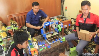 Untuk memasarkan produk tersebut, mereka telah bekerja sama dengan UMKM dan perusahaan tambang di Indonesia. (Yudha Maulana/detikcom)