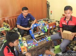 Ini Dia Mesin Printer 3D Buatan Anak SMK di Cimahi
