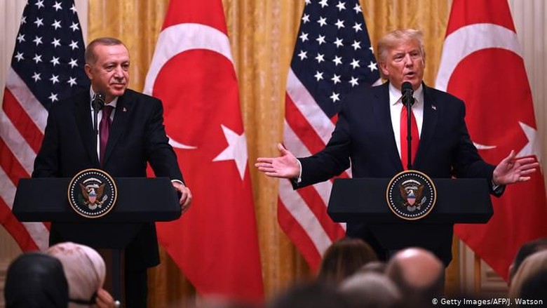 Trump dan Erdogan Saling Puji dalam Pertemuan di Gedung Putih Trump dan Erdogan Saling Puji dalam Pertemuan di Gedung Putih