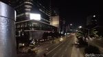 Potret JPO Tanpa Atap di Malam Hari