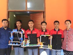 Ini Dia Mesin Printer 3D Buatan Anak SMK di Cimahi
