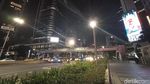 Potret JPO Tanpa Atap di Malam Hari
