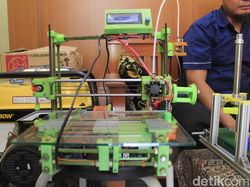Ini Dia Mesin Printer 3D Buatan Anak SMK di Cimahi
