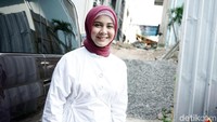 Kesha mengaku bahagia usai bertunangan dengan kekasihnya, Adhy Permana, pada akhir pekan lalu. Pool/Palevi S/detikFoto.