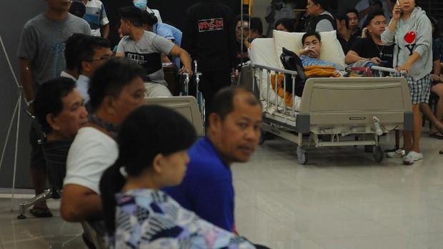 Potret Kepanikan Pasien RS Saat Gempa di Malut / 