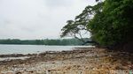 Foto Pantai di Bekas Reruntuhan Resor Mewah