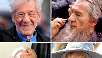 Sir Ian McKellen di The Lord of The Rings. Foto: Boredpanda