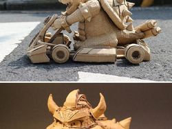 Ciptakan Karya Seni Keren dengan Modal Kardus