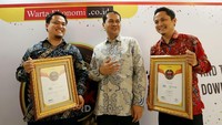 Amar Bank dengan produk unggulannya Tunaiku meraih penghargaan sebagai Bank Berpredikat Sehat pada kategori BUKU 1 dengan asset dibawah Rp2 triliun, serta Bank berprospek sangat baik dengan peningkatan menjadi BUKU 2. Foto: dok. Amar Bank