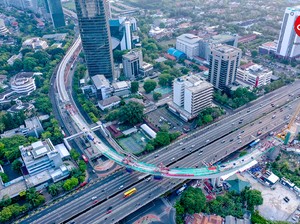 Jembatan Lengkung LRT Kuningan Diuji Pakai 7 Gempa Besar Dunia