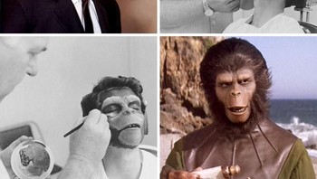 Roddy Mcdowall, di film Planet Of The Apes. Foto: Boredpanda