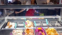 Gelato yang sedang tren dihasirkan dalam bentuk siap olah, mesin hingga kompetisi gelato.Foto: detikfood