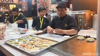 Produk-produk baru pastry dan kue juga diperkenalkan langsung dari bahan mentah hingga menjadi kue siap santap.Foto: detikfood