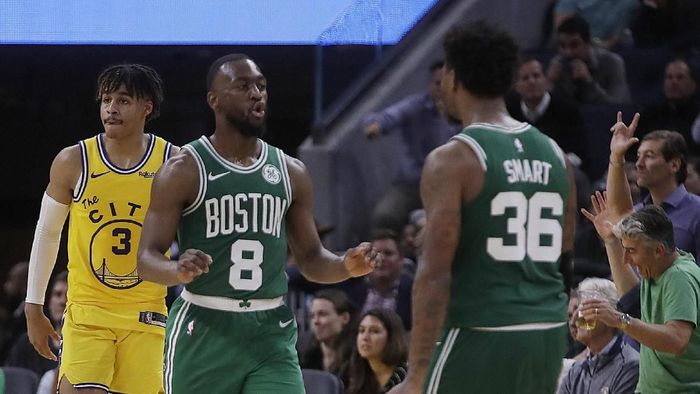 Boston Celtics raih kemenangan ke-10 beruntun di NBA (AP Photo/Ben Margot) Boston Celtics raih kemenangan ke-10 beruntun di NBA (AP Photo/Ben Margot)