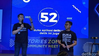 Mereka yang ke depan usai membaca klu yang diberikan detikcom sebelumnya. (Agus Tri Haryanto/detikcom)