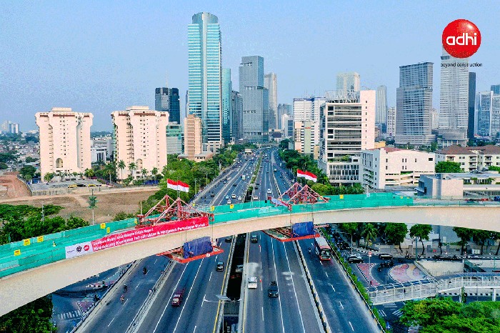 Mantul! Jembatan Lengkung LRT Jabodebek Karya Anak Bangsa