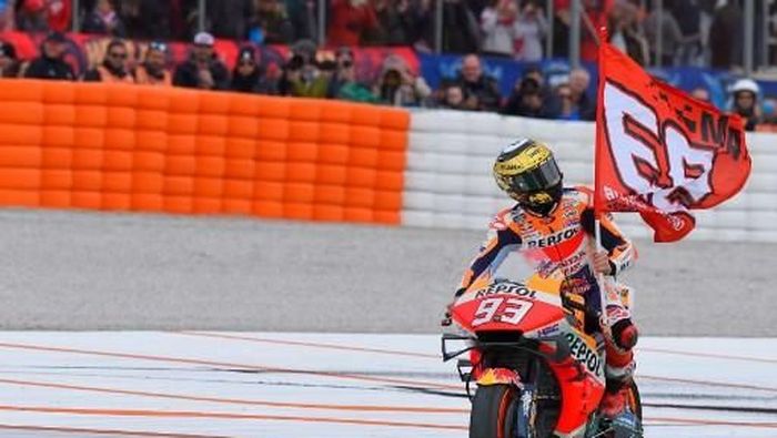 Marc Marquez juara dunia MotoGP 2019 dengan sejumlah torehan istimewa (Foto: JOSE JORDAN / AFP) Marc Marquez juara dunia MotoGP 2019 dengan sejumlah torehan istimewa (Foto: JOSE JORDAN / AFP)