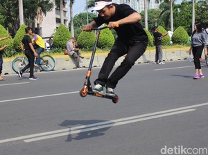 Skuter Listrik Dilarang Masuk, Skuter yang Ini Malah Terbang di CFD