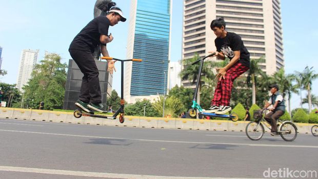 Skuter 'terbang' di CFD.