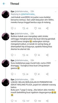 Kakek 80 Tahun Ini Jualan Susu Kedelai Meski Sakit Stroke