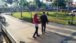 Potret Taman Jam Agung yang Sempat Digoyang Video Sejoli Bercumbu