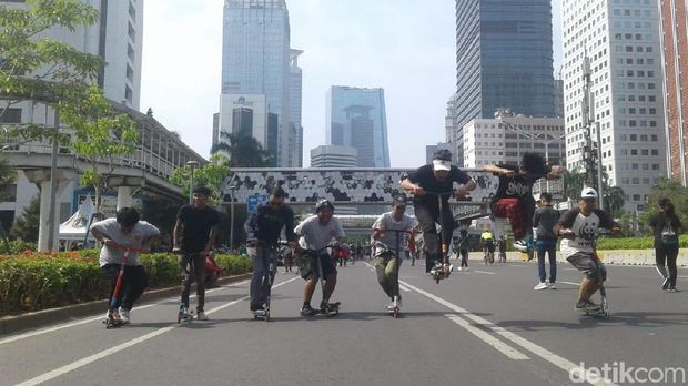 Komunitas Freestyle Scooter Indonesia.