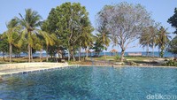 Tanjung Lesung Beach Hotel atau tempat manggung Seventeen kini sudah rapi dan cantik lagi. 