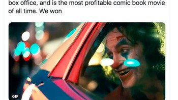 Bahkan Joker juga dinilai film komik yang paling menguntungkan. Foto: istimewa