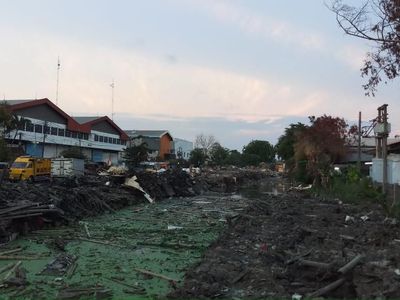 Ini Potret Saluran Air yang Jadi Alasan Penggusuran di Sunter