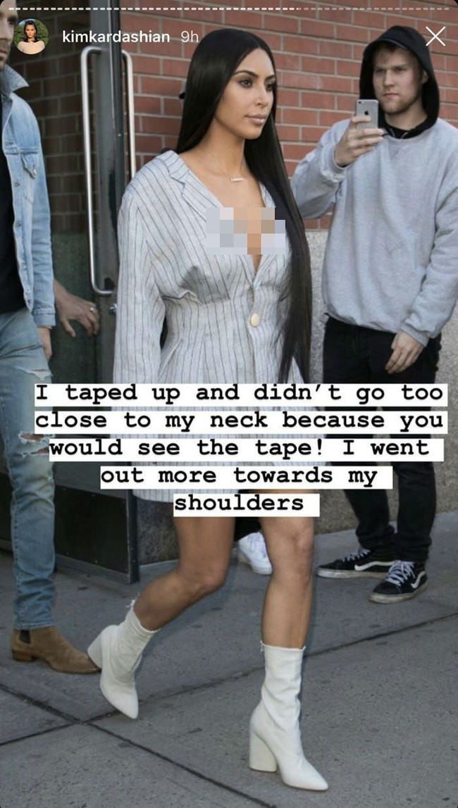 Ragam komentar pun menghiasi halaman media sosial Kim Kardashian terkait postingannya soal plester payudara ini. Ada yang menganggap produk tersebut konyol karena untuk sebuah plester harganya cukup mahal yaitu US$ 36 atau sekitar Rp 422 ribu. Ada yang mengkritik karena penampilan payudara model tidak tampak berbeda sebelum dan sesudah memakai plester. Dan tak sedikit juga yang memuji. Foto: Dok. Instagram Kim Kardashian