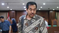 Presiden Direktur (Presdir) PT AP II Muhammad Awaludin bersaksi di sidang yang kasus suap yang menjerat Andi Taswin Nur yang menjadi perantara suap untuk eks Direktur Keuangan PT Angkasa Pura II (AP II) Andra Y Agussalam di Pengadilan Tipikor Jakarta, Senin (18/11/2019).
