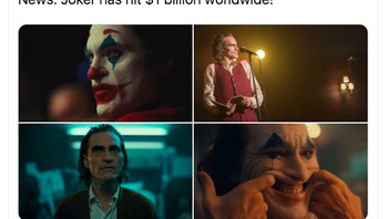 Berbagai ekspresi Joker. Film itu memang mengerikan, tapi ternyata banyak yang gemar. Foto: istimewa