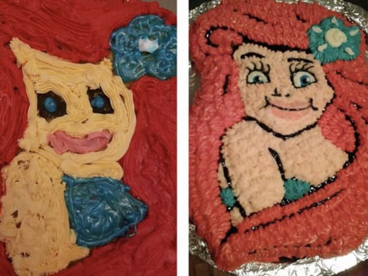 Bikin Ngakak, 10 Kue Ultah Bertema Disney yang Tak Sesuai Ekspektasi
