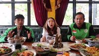 Kocak! Driver Ojol Ini Terbayang Rujak Gombret Saat Cicip Som Tum Thailand