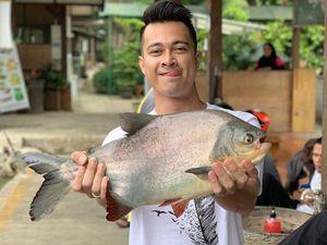 Selain Hobi Koleksi Ikan Hias, Eza Gionino Juga Hobi Ngemil Keripik