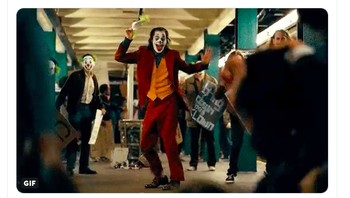 Joker adalah film rating R pertama yang pernah meraih USD 1 miliar di box office dunia sebut netizen ini. Foto: istimewa