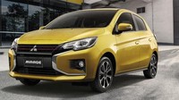 Dilihat dari wajah depannya, Mitsubishi Mirage dibekali layout bumper dan grille baru. Selain itu, mobil ini juga memiliki lampu depan LED. Istimewa/Mitsubishi.