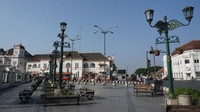 Yogyakarta juga punya kawasan kota tua, tepatnya di sekitar Benteng Vredeburg. Di kawasan ini terdapat Kantor Pos Besar, Bank Indonesia, serta Gedung BNI yang masih mempertahankan bentuk aslinya meski sudah dibangun sejak zaman pemerintahan Belanda (Foto: Ria Rahmawati/dTravelers)