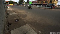 Terlihat tidak ada genangan air yang luber hingga ke jalan.