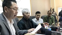Roy Kiyoshi, Henry Indraguna dan pemilik akun Hikmah Kehidupan, Abriel, saat ditemui di kawasan Permata Hijau, Jakarta Selatan pada Selasa (19/11). 