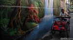 Mural Bertema Alam Hiasi Kawasan Cilincing di Utara Jakarta
