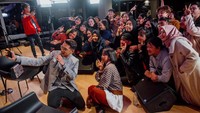 Afgan juga menggelar jumpa pers yang dihadiri 120 Afganisme. Foto: dok. Trinity Optima Production