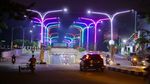 Potret Banda Aceh yang Makin Kece berkat Lampu Warna-warni