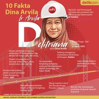 Dina Arvila, Ibu Jembatan yang Dipuji Menteri hingga Presiden Jokowi