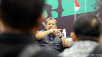 Fahri Hamzah memaparkan pandangannya dalam diskusi bertajuk Revisi UU Pilkada, Adakah Ruang kembali ke DPRD?.