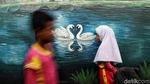 Mural Bertema Alam Hiasi Kawasan Cilincing di Utara Jakarta